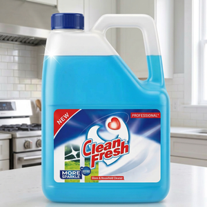 Solución de limpieza de vidrios de secado rápido para ventanas, espejos, vidrios de automóviles y superficies del hogar que proporciona un brillo claro y sin rayas. - Product Image 1