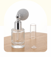 Flacon pulvérisateur de parfum vintage 10 ml avec logo personnalisé, en verre transparent, vide, rechargeable, atomiseur avec pompe à air
