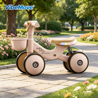 Vibemove 2026 Vélo d'équilibre pour enfants, sans pédales, monovitesse, avec frein, pour débutants, en nylon