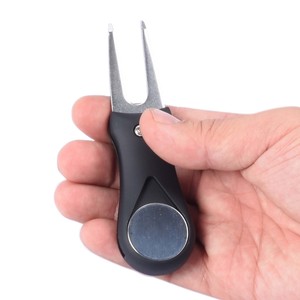 Outil de réparation de divots de <span class=keywords><strong>golf</strong></span> de haute qualité, personnalisé, en forme de fourche à ressort, en plastique et en fer, pour le nettoyage des divots - Product Image 5