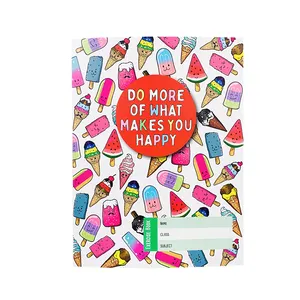 Cheap Wholesale Discount A5 Soft Cover Stationary Custom School Saddle Stitched Stitched Notebook