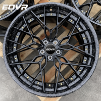 Ruedas EVOR 5X112 5X120 5X114.3 5X108 de Aleación Aptas para Mercedes-Benz BMW Audi de 18-19 Pulgadas para Automóviles de Pasajeros