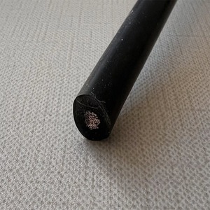 Câble haute tension 5kV <span class=keywords><strong>JGG</strong></span> 110 unipolaire noir gainé de caoutchouc silicone résistant aux hautes températures, à la corrosion et à l'eau - Product Image 2