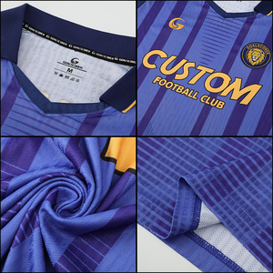 Camiseta de Fútbol con Logotipo Personalizado, Impresión Digital, Secado Rápido, Transpirable, Ropa Deportiva para Equipos, Camisetas de Fútbol para Clubes, Ropa para Hombre Z25823 - Product Image 6