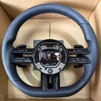 Amélioration de l'intérieur de la voiture Volant personnalisé en cuir et fibre de carbone adapté à Mercedes-Benz