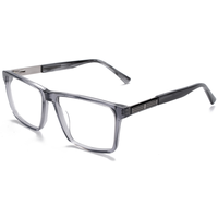 Monture de lunettes rectangulaire Elan Optical YB7306 en gros pour hommes, monture complète en acétate, lunettes optiques sans peinture, écologiques