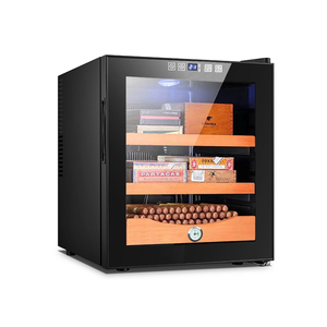 25L/33L/50L Lubinski Cedar Wood Showcase Rack Electronic Cigar Humidor Cabinet