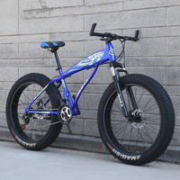 Vélo tout-terrain Fatbike, vélo de neige, vélo de plage, 21 vitesses, 26 pouces, jantes en acier allié, suspension avant, pneus Fat Tire 4.0
