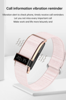 Gelang Kebugaran Kesehatan Pintar Tahan Air IP68 Layar OLED Kompatibel Android Gelang Olahraga Unisex