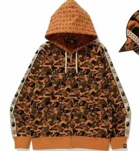 <span class=keywords><strong>Sudadera</strong></span> con capucha Bapaes 2026 con cremallera completa, estilo Y2K, con diseño de tiburón, para hombre y mujer, 100% algodón, ropa urbana de alta calidad 1.1 - Product Image 4