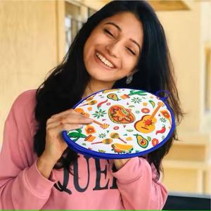 Custom Wholesale Tortilla <b>Warmer</b> Pouch 12 Inch Large Size Insulated <b>Microwaveable</b> Fabric Keeps Flour Tortillas - Product Image 5