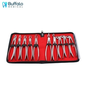 คีมถอนฟันปลอมสแตนเลสสตีลสำหรับวางและถอดอุปกรณ์ฝังฟันยี่ห้อ Buffalo ระดับมืออาชีพ คลาส 1 - Product Image 3