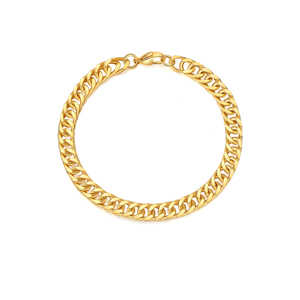 Bracelet chaîne cubaine vintage en argent sterling 925 pour homme, accessoire de mode décontracté tendance hip-hop streetwear, idéal pour un cadeau - Product Image 2