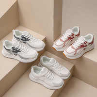 Nuove Scarpe Traspiranti in Rete alla Moda, Stile Coreano con Suola Spessa, Scarpe da Corsa e Sportive Casual da Donna