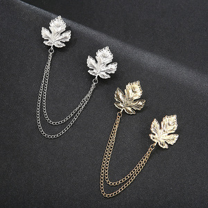Broche de costume pour homme, bijoux DIY, ornement de vêtement, épingles à badges, chaîne en or et argent, insecte, plante, animal, corsage, cadeau pour homme, blazer, broche de revers - Product Image 2