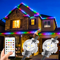 Lumière LED RGBW à points de paysage pour décoration extérieure de Noël, 24V, étanche IP68, intensité variable, garantie 3 ans