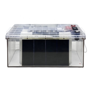 Rechargeable <b>12V</b> 200Ah LiFePO4 <b>Deep</b> <b>Cycle</b> Lithium <b>Battery</b> With 8000+ <b>Cycle</b> Waterproof for RV/Camper/Marine Built-in 200A BMS - Product Image 1
