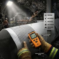 Tissu renforcé en polypropylène ignifuge, imperméable et antistatique pour mines de cuivre et de fer australiennes