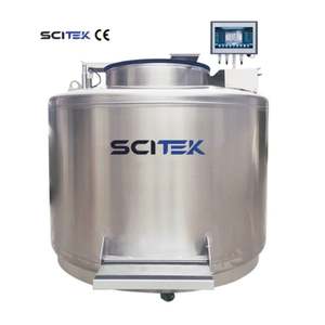 Scitek cryobiobank ถังไนโตรเจนเหลวสองโหมดการจัดเก็บไอและของเหลวสำหรับอุปกรณ์ทำความเย็นในห้องปฏิบัติการ - Product Image 5