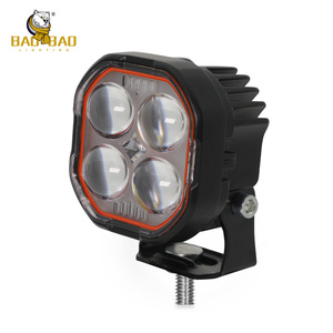 Feux de brouillard LED mini à quatre <span class=keywords><strong>yeux</strong></span>, double couleur blanc-jaune, en aluminium, type « Devil Eyes », pour motos Honda <span class=keywords><strong>CD</strong></span> 70, ampoule de phare. - Product Image 6