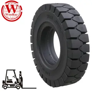 super elastic pcr tire doosan d20g 7.00-12 solid forklift tyres with holes