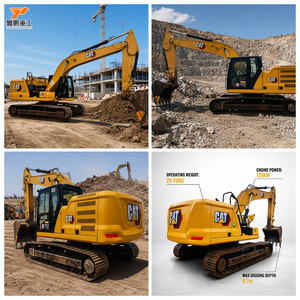 Excavatrice sur chenilles de 22,9 tonnes pour travaux de génie hydrotechnique, avec pompe et boîte de vitesses, pour la construction de grands barrages hydroélectriques (longue durée de vie) - Product Image 2