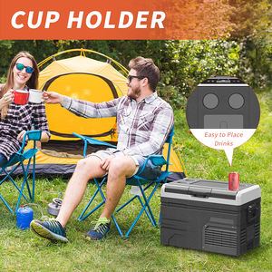 TF55 Alpicool compresseur 12v Réfrigérateur portable Mini voiture Réfrigérateur Double Zones Camping Plage Caravane camping Réfrigérateur Congélateur - Product Image 4