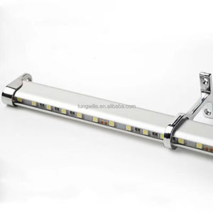 Profilé en aluminium 6063 pour tringle de placard LED, <span class=keywords><strong>rail</strong></span> de suspension robuste pour armoire, canal lumineux à capteur, luminaire linéaire encastré pour armoire - Product Image 4