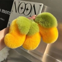 Mignon petit sac de mangue pendentif léger en peluche pendentif haut de gamme porte-clés mode petit cadeau