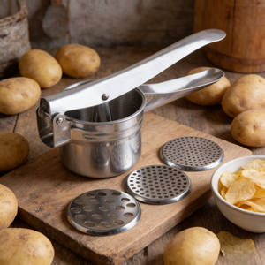 Presse-agrumes manuel en acier inoxydable, <span class=keywords><strong>extracteur</strong></span> de jus, presse-purée à pommes de terre, gadget de cuisine pour extraire le jus de fruits et légumes - Product Image 1
