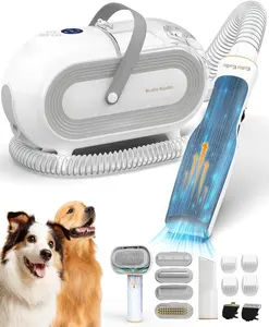 Haustier Clipper Slicker Reinigung und Pflege Staubsauger-Satz Trimmer Pinsel Werkzeuge Bedarf für Hunde und Katzen Badegerät