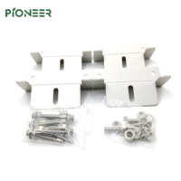 Supports de montage de panneaux solaires en alliage d'aluminium argenté naturel en forme de Z pour système d'énergie photovoltaïque de camping-car, bus, caravane