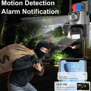 6 mp 9 mp reflektor drahtlos für draußen 3 4 linsen kuppel ptz cctv sicherheit doppellinse kamera wifi ip mit menschlicher bewegungserkennung sirene - Product Image 6