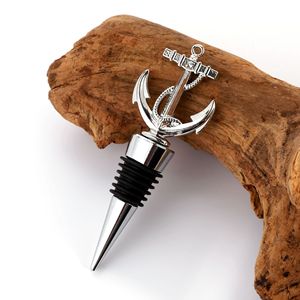 Anchor <b>Wine</b> Stopper Silver Zinc Alloy Bottle Seal For Wedding Party Gift - Product Image 4