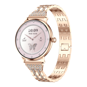 Reloj Inteligente AK107 AMOLED de 1.19 Pulgadas, Ultrafino de 8.5mm, para Mujer, Moda, Yoga, Fitness, Listo para Enviar - Product Image 1