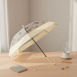 ร่มใสแบบแขวนกลับด้าน ลายพิเศษ กึ่งอัตโนมัติ สำหรับเด็ก - Product Image 1