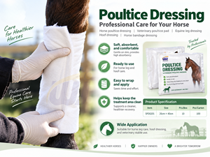 Kit di cura sterile per ferite equine WANJIA per cliniche elettriche e pronto soccorso in scuderia - Product Image 3