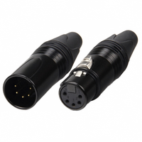 Câble XLR mâle 5 broches avec capuchon de protection coloré, 6 couleurs, pour éclairage de scène DMX, éclairage LED Par, console, interphone