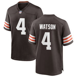 Maillots de football américain personnalisés Cleveland 2026 – Uniformes brodés pour jeunes, tenues de sport avec logos, marron - Product Image 4