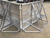 Barreras de Seguridad Plegables, Equipo de Barrera de Aluminio, Barricadas para Escenarios