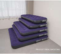 Matelas Gonflable de Camping en Gros – Taille Simple ou Double, Lit Gonflable Floqué, Matelas Domestique au Design Moderne avec Pompe Manuelle