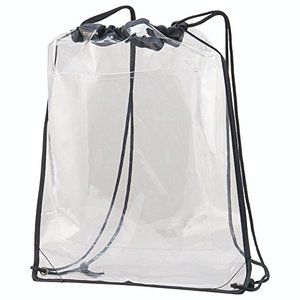 Most Popular Clear PVC Plastic <b>String</b> Sport Drawstring <b>Bag</b> for Selling - Product Image 1