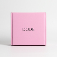 Boîtes d'Expédition Roses avec Logo Personnalisé pour Petites Entreprises, Petites Boîtes Postales en Carton Ondulé pour Emballage et Coffrets Cadeaux