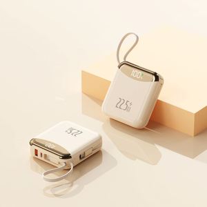 ดีไซน์ใหม่ 22.5W ชาร์จเร็ว 10000mAh ความจุสูง พาวเวอร์แบงค์บางเฉียบ หน้าจอ LED สายชาร์จ Type-C  พร้อมโลโก้สั่งทำ กล่องของขวัญ - Product Image 1
