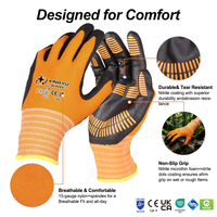 Gants de travail de sécurité XINGYU en nylon 15 jauges enduits de nitrile, extensibles, ventilés, excellente adhérence, pour tâches industrielles