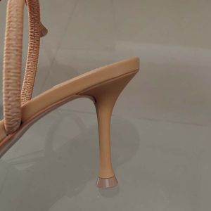 Tacones de Mujer Sensuales, Mules con Tira Trasera, Tacones Puntiagudos para Damas - Product Image 4
