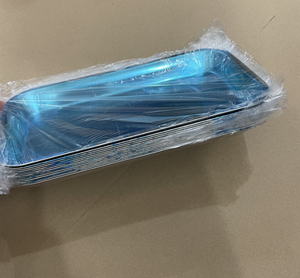 แผ่นสี่เหลี่ยมสแตนเลส DFD1027 สำหรับงานทันตกรรม เกรด 304 สำหรับการผ่าตัดทางทันตกรรม ทนทานต่อการฆ่าเชื้อด้วยไอโอดอฟอร์ ใช้เป็นภาชนะ - Product Image 5