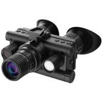 Lunettes de vision nocturne IR 8x en métal haute clarté avec support de capture vidéo et fixation complète pour casque, idéales pour un usage quotidien