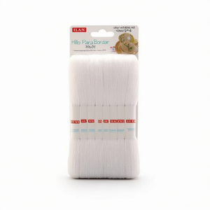 Filo da ricamo Ilan 30s/2*6 bianco per punto croce e lavori di ricamo - Product Image 1