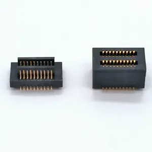 Conector DC Conector macho para Ethernet, conector cctv bnc de 0,5 mm de passo, 16 pinos de altura 0.8-1.3-1.0-2.0-4.0mm